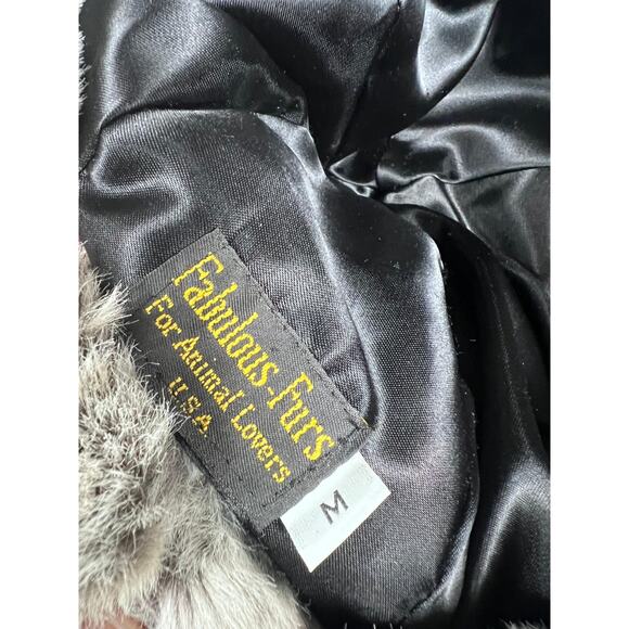 Fabulous Furs Donna Salyers Faux Fur Cossack Hat Womens Size M Gray - Picture 4 of 7